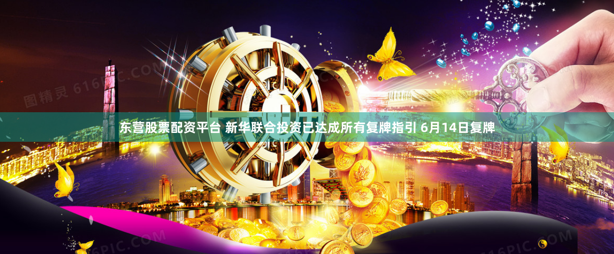 东营股票配资平台 新华联合投资已达成所有复牌指引 6月14日复牌